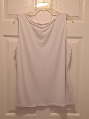 Classic White Sleeveless Women's Top